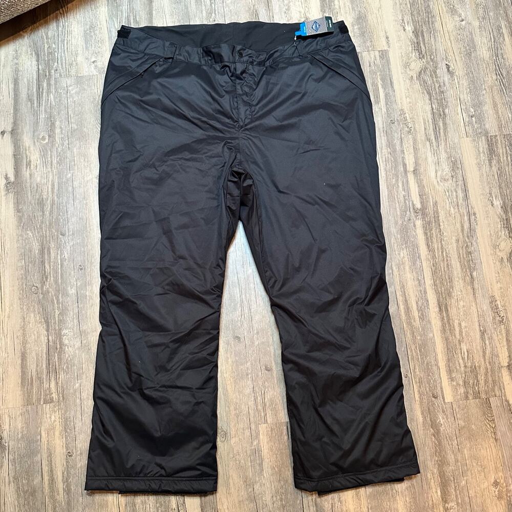 NWT Columbia Slope Seeker Snow Insulated Pants Women's Size 3X Black Snowboard